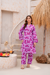 Purple Premium Lawn Ready To Wear - 416