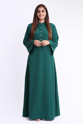 Teal Green Maxi With Long Sleeves - 300