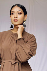 Modern short frock with plazo set – perfect for brunches, summer days, or everyday casual looks