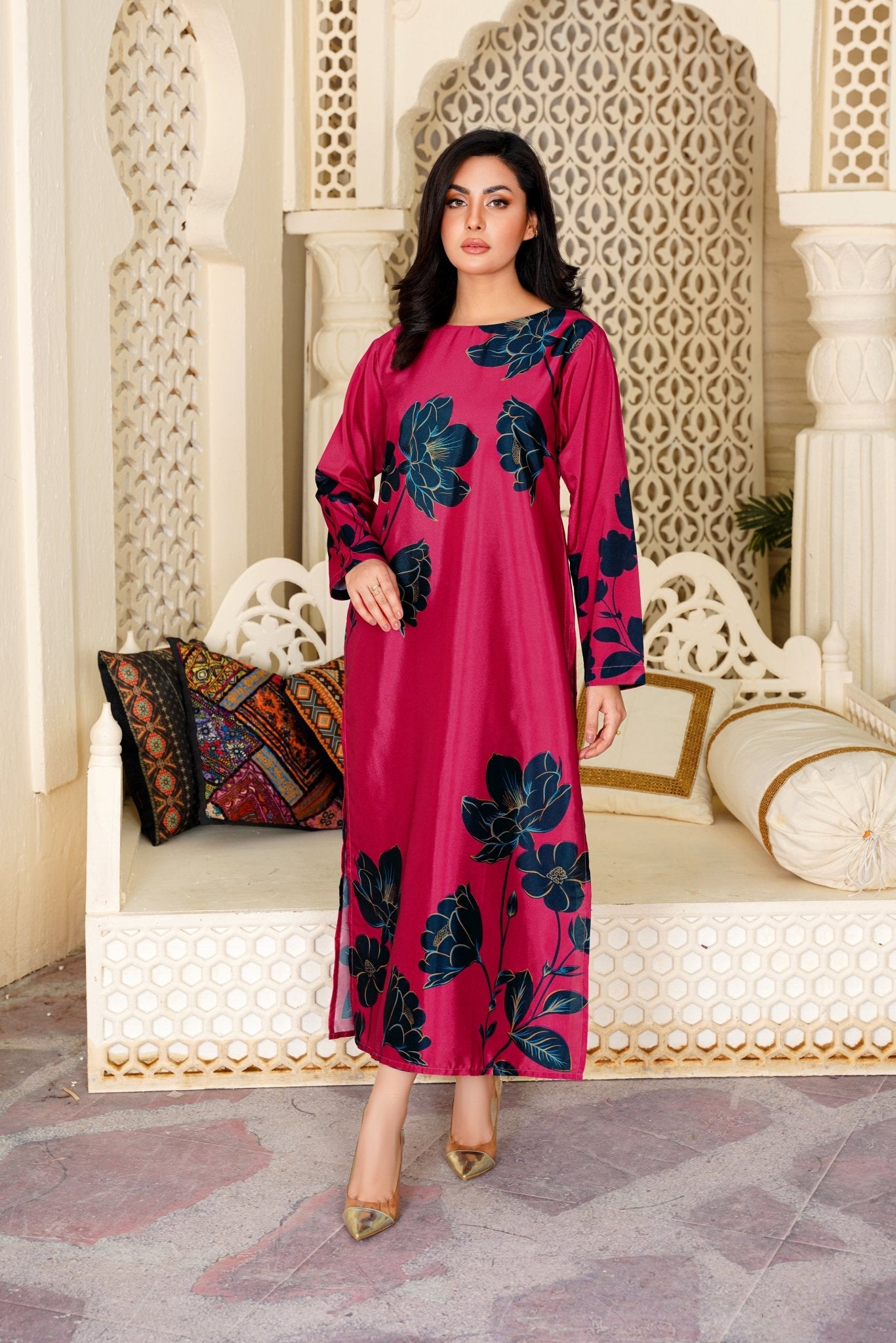 Elegant Red Long Shirt with Plazo Stylish Kameez Design for Girls | Athena Athenapparels Elegant Red Long Shirt with Plazo Stylish Kameez Design for Girls | Athena Athenapparels