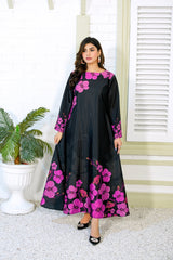 Bronte: Black Color Long Maxi - 381