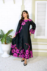 Bronte: Black Color Long Maxi - 381