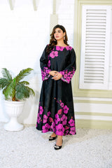Bronte: Black Color Long Maxi - 381