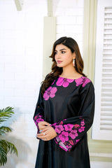 Bronte: Black Color Long Maxi - 381