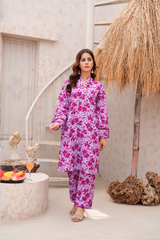 Purple Premium Lawn Ready To Wear - 416