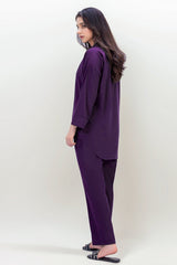 Flavia: Purple Color Co Ord - 442