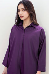Flavia: Purple Color Co Ord - 442