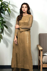 Aella: Golden Color Luxury Long Dress - 467