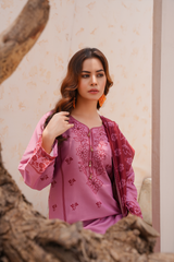 Rogue Pink Premium Lawn Ready To Wear - 413