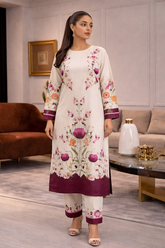 Agnes: Printed Dress 2pc - 500