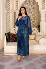 Xylia: Hand-Worked Long Shirt Dress - 532