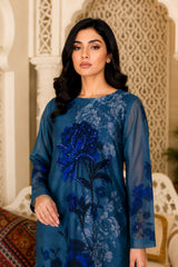 Xylia: Hand-Worked Long Shirt Dress - 532