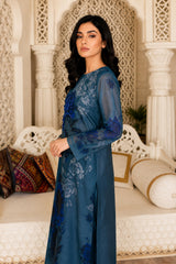 Xylia: Hand-Worked Long Shirt Dress - 532