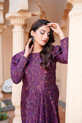 BurgFlora: Burgundy Color Maxi - 409