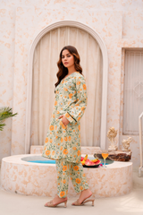 Pastel Color Premium Lawn Ready To Wear - 415