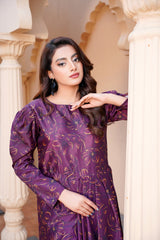 BurgFlora: Burgundy Color Maxi - 409