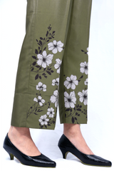 Women's Printed Dhani Pant With Pockets - AT-013-DH