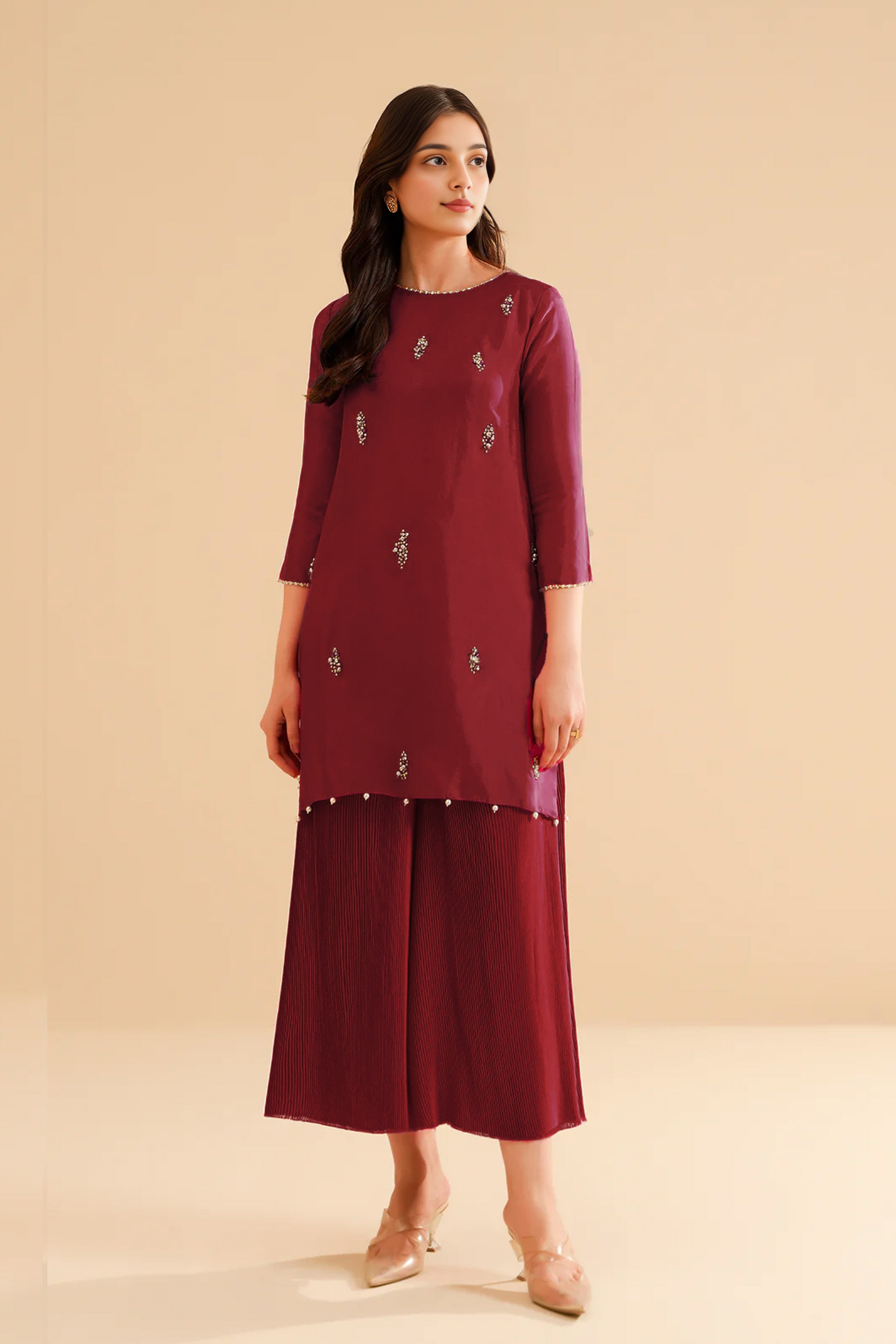 2pc dress design 2PC Summer Dress Light, Stylish & Comfortable , Stay cool this season with our trendy 2PC Summer Dress., Soft fabric, elegant design, and perfect for everyday wear., Limited stock , Order on