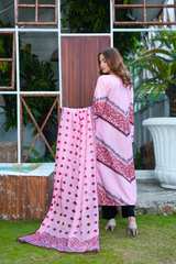 Orsola: Pink And Red Long Shirt With Laces - 439