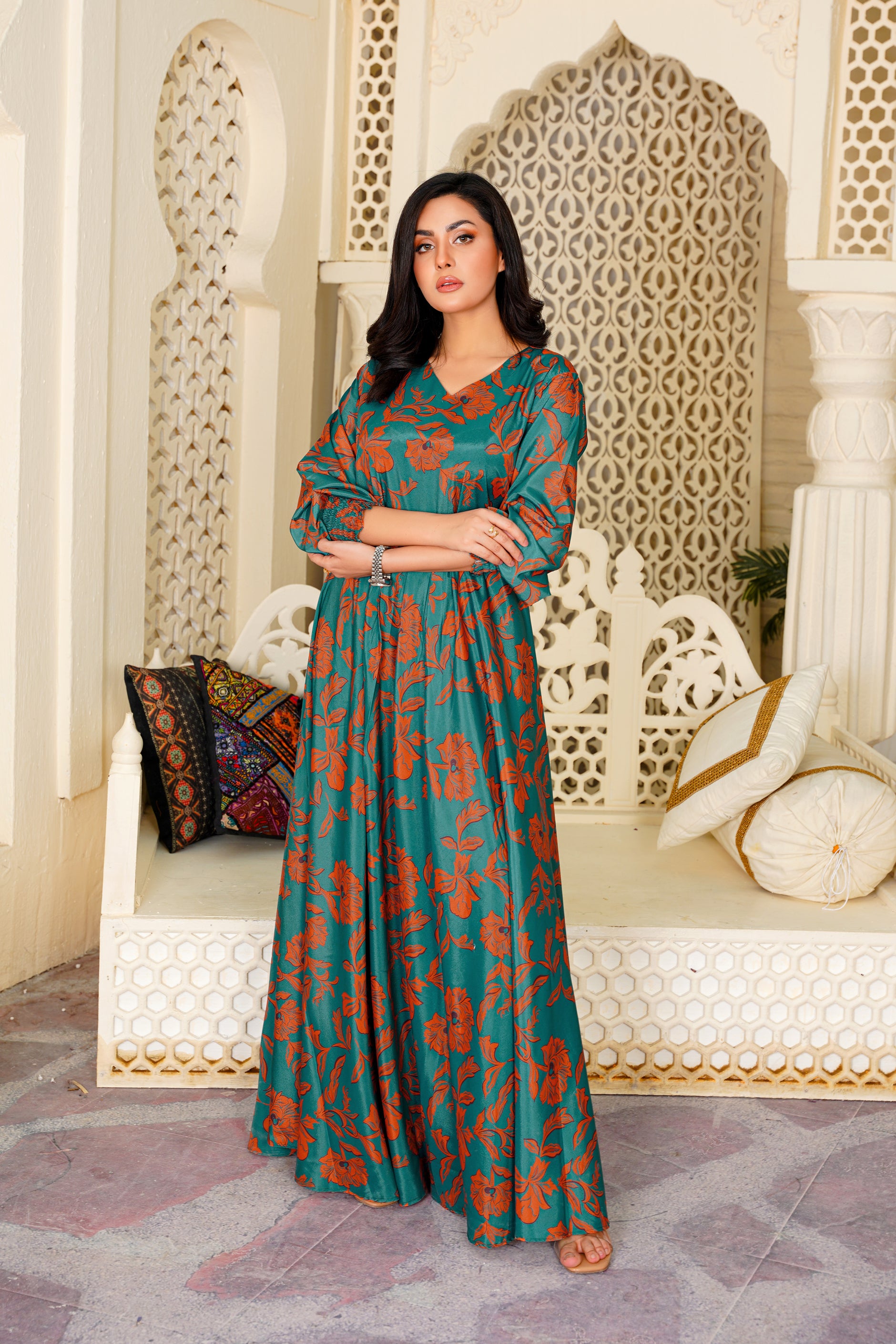 Long Maxi Dresses Pakistan | Western Maxi Dresses for Women Online   Athenapparels