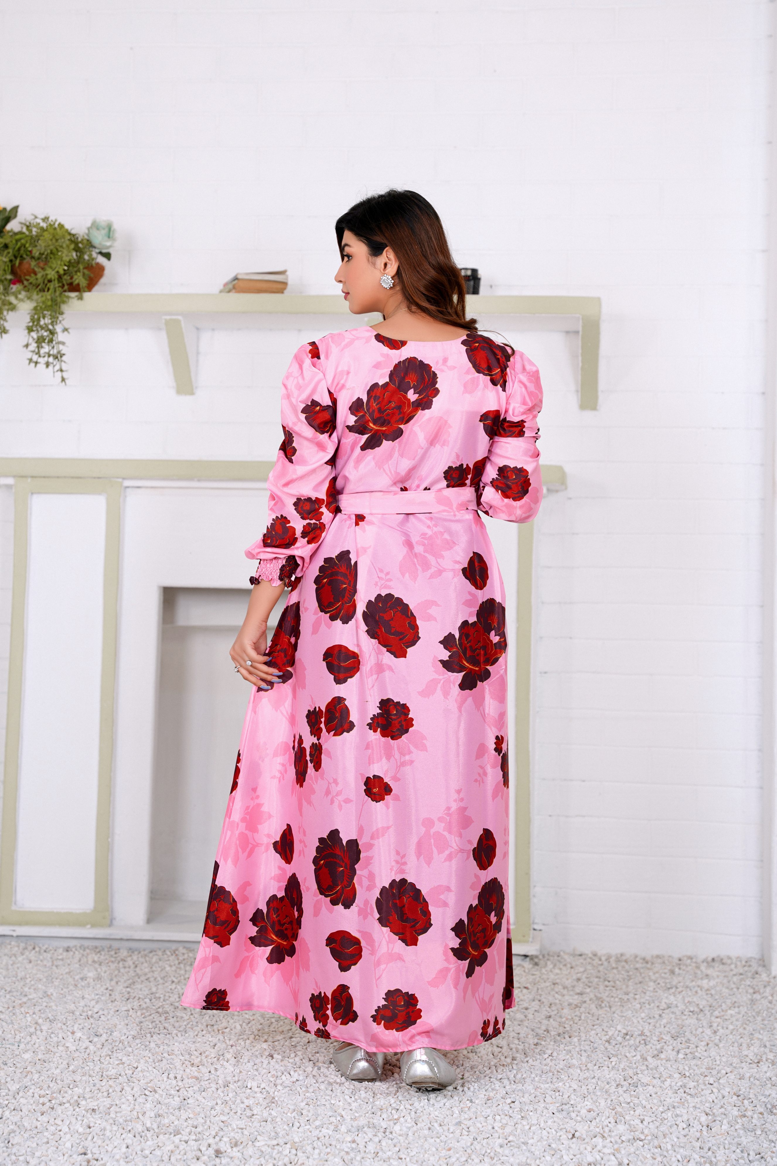 Ocean: Pinky Magic Floral Maxi - 389