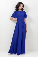 Vicenta: Royal Blue Color Maxi - 423