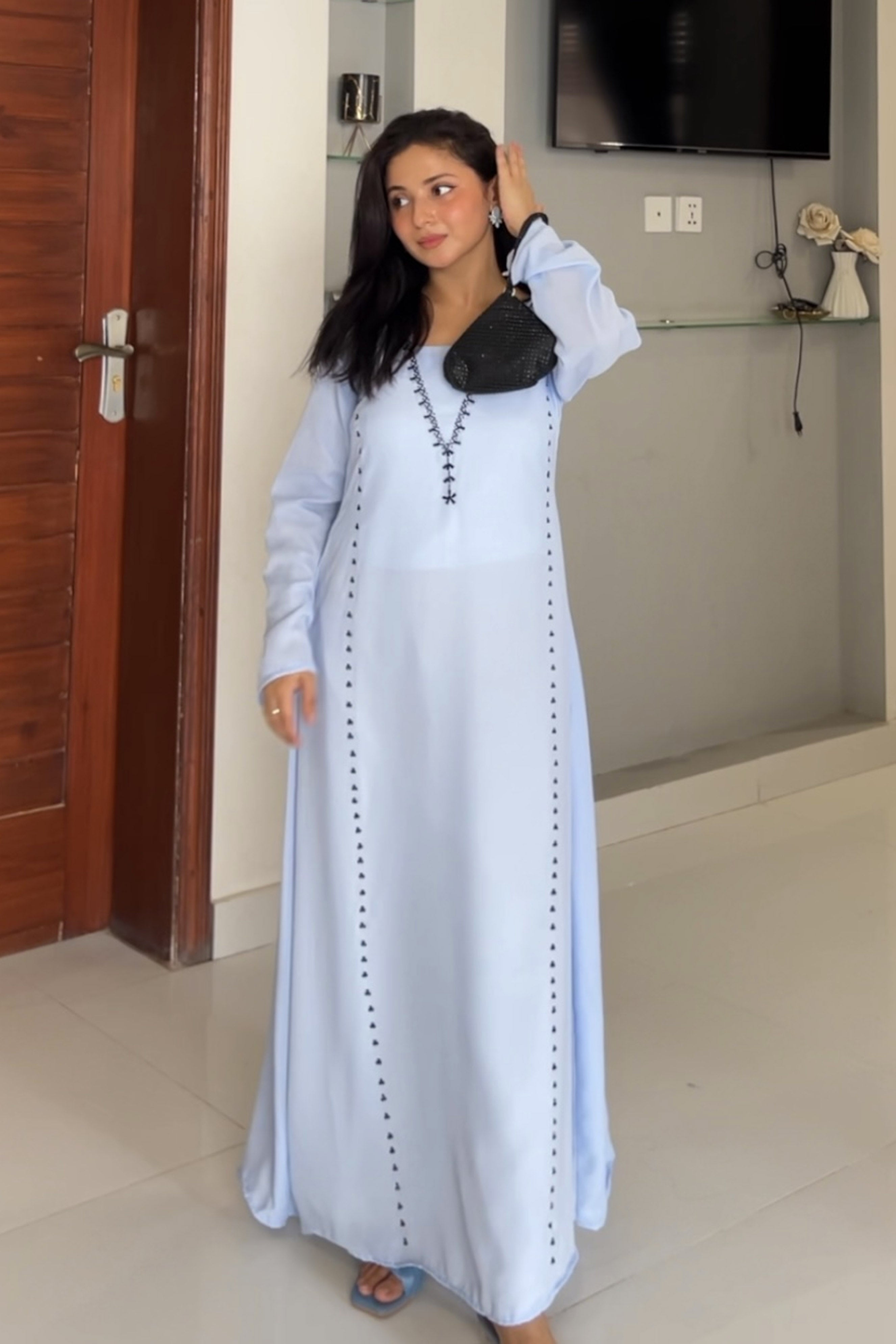Trisha: Hand Embroidered Dress - 481