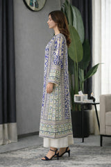 Xenia: Printed Dress 2pc - 508