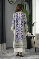 Xenia: Printed Dress 2pc - 508