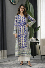 Xenia: Printed Dress 2pc - 508