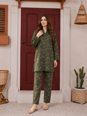 Veyra: Printed 2pc Dress - 522