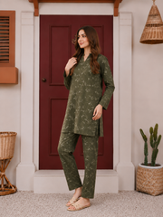 Veyra: Printed 2pc Dress - 522