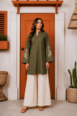 Dione: Printed 2pc Dress - 523