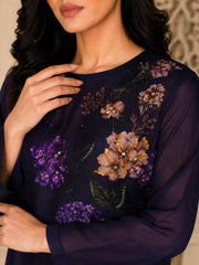 Cath: Hand-Worked Long Shirt Dress - 533