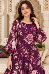 Chrysa: Floral Maxi Dress - 539