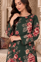 Andrea: Printed Long Dress - 542