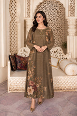 Sapphire: Hand-Worked Printed Long Dress - 538