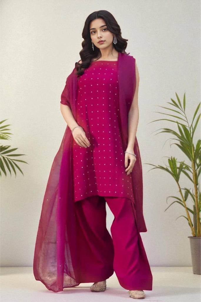 magenta color dress – Elegant Magenta 2pc Kurta Dress for Wedding in Pakistan – Athenapparels Size:UK S (Buy Now) Shop Iris Basic Eileen, Relaxed Button-Up Shirt, Embroidery tie back closure with