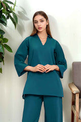 Eilidh: Teal Color Co Ord - 446